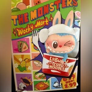 Wacky Mart Series Labubu Cup Noodle collectible figure